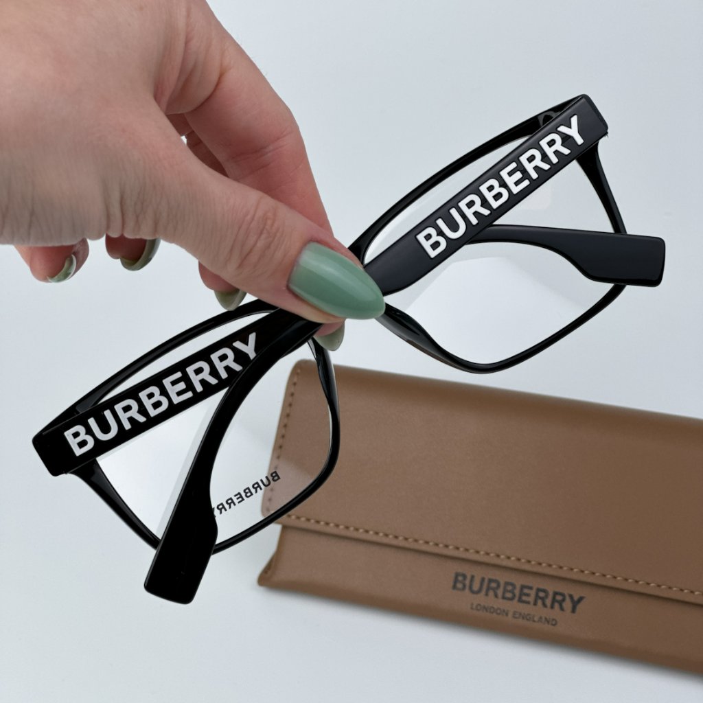Burberry Be2393d 3001 Brand New Eyeglasses Black Men
